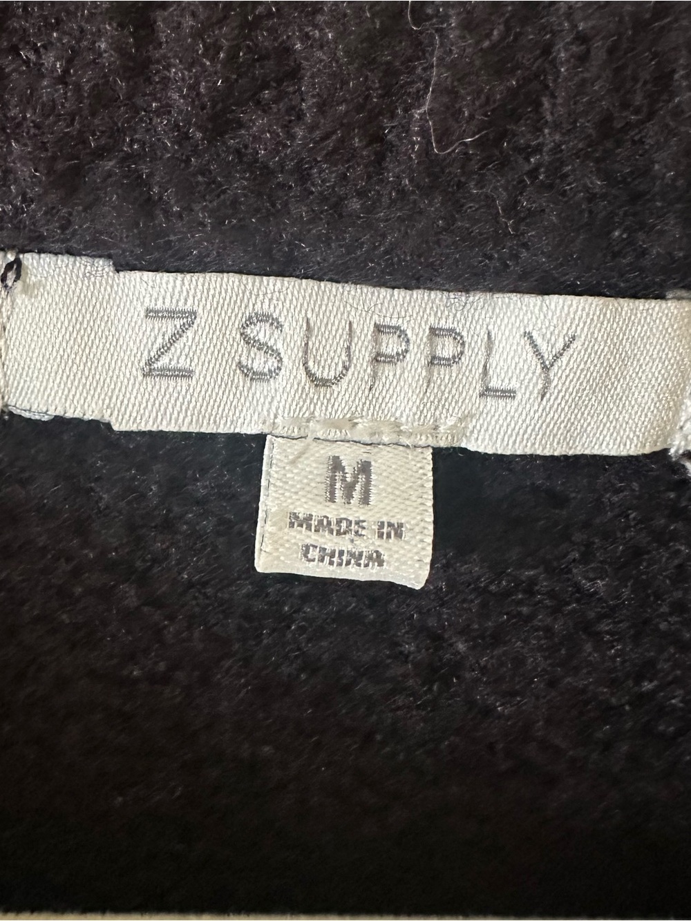 Z Supply Black and White Striped Crewneck Sweater size Medium - Picture 3 of 3